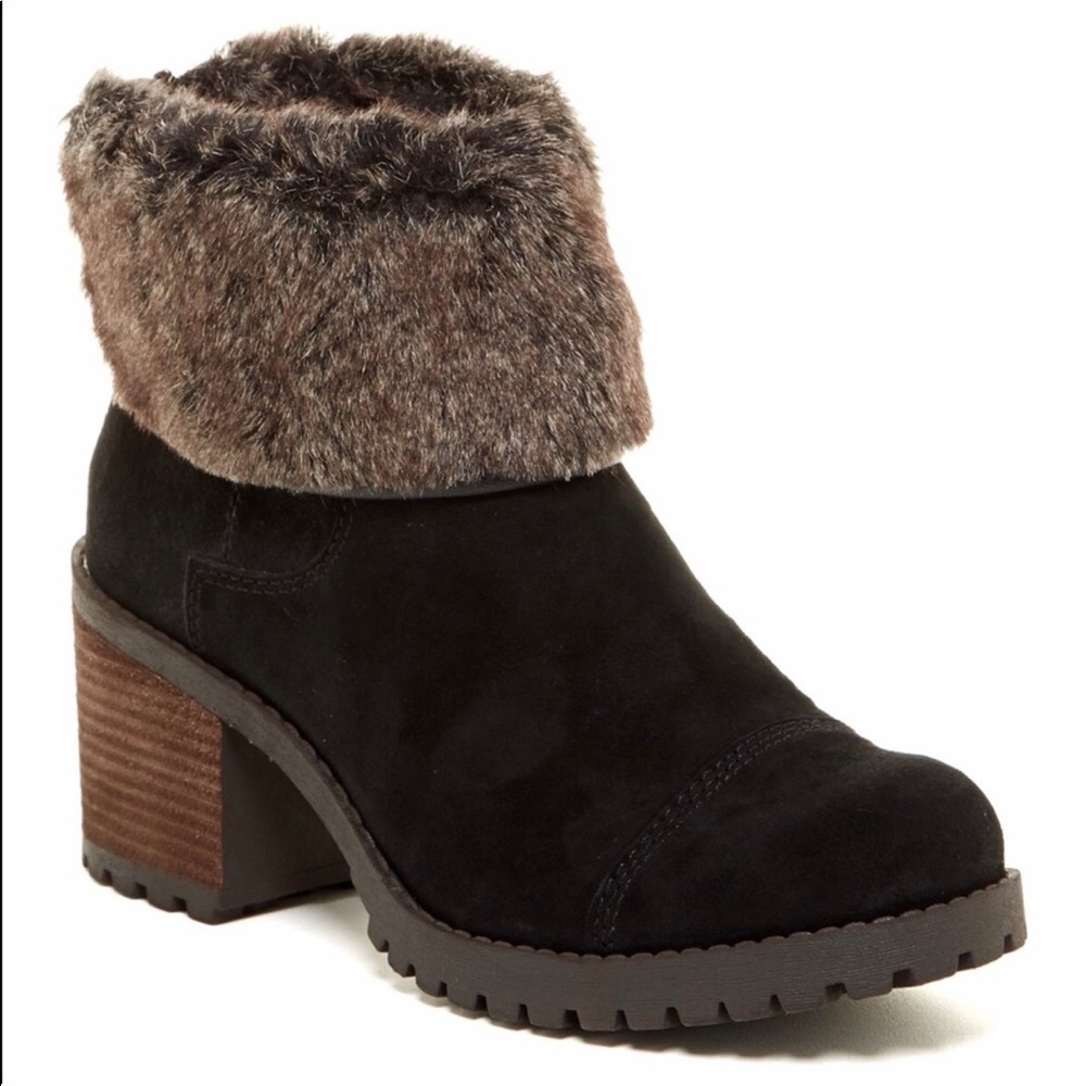 Lucky Brand Nancee nubuck booties